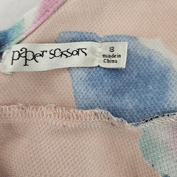 Paper Scissors | pink and blue Gorgeous Halter Top - Size S - Picture 6 of 8